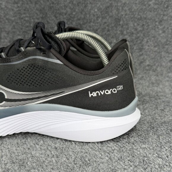 Saucony Kinvara 15 Running Shoes Men\'s 12.5 Black Athletic Run Training Sneakers main image 5
